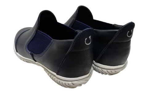 【SPINGLE SP6156 ネイビー】ストレートチップショートサイドゴアシューズ